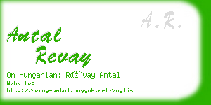 antal revay business card